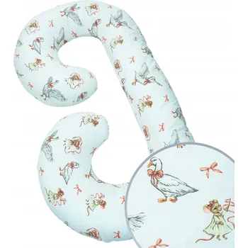 Polštář POLŠTÁŘ POLŠTÁŘ ROHLÍK PRO SPANÍ V TĚHOTENSTVÍ TYP C + POVLEČENÍ Kerstin