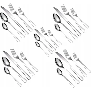 Příbor SADA PŘÍBORŮ 30 ks pro 6 osob, kompletní sada příborů krabička