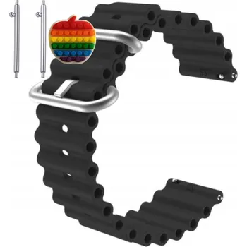 Pásek Řemínek pro Huawei Watch GT 3 46mm Active, Silikon Vlna Barva