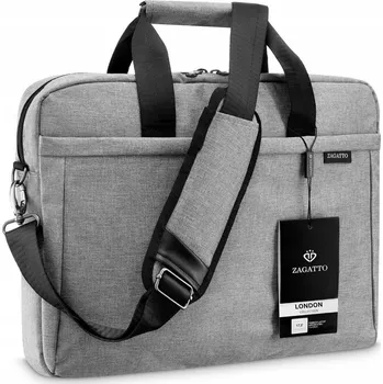 Taška na notebook 17,3" velká taška na notebook prostorná dámská pánská ZAGATTO
