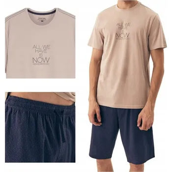 Pánské pyžamo Henderson pánské pyžamo Dreamer s krátkým rukávem, velikost XXL