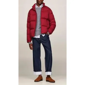 Tommy Hilfiger pánská péřová bunda bez kapuce New York Puffer, velikost L