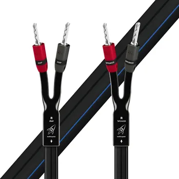 Audio kabel Audioquest Rocket 22 FR 2,0 m - reproduktorový kabel Full range, stříbrné banánky