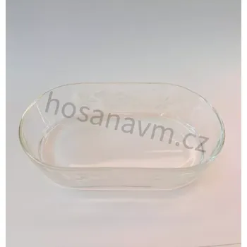 Skleněný tácek pod konvičky (hluboký)