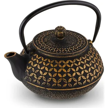 Konvice na čaj Konvička Konighoffer Hanako GOLD kovová 0,8 l