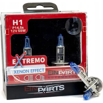 Autožárovka Žárovky EinParts Automotive Extremo Xenon Effect H1 55 W 2 ks