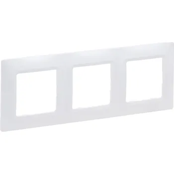 vypínač LEGRAND RÁMEČEK TROJITÝ BÍLÝ NILOE SELECTION 762003
