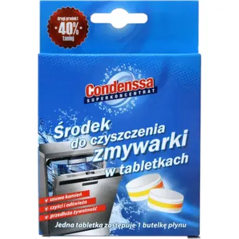 Univerzální čisticí prostředek Čistič myčky nádobí a odstraňovač vodního kamene v tabletách Condenssa 80g