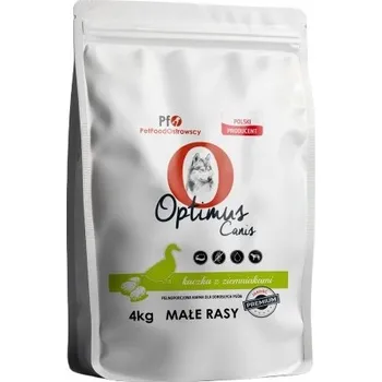 Krmivo pro psa Krmivo Optimus Canis Premium Dospělí psi malých plemen KACHNA S BRAMBORAMI 4 kg