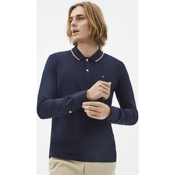 Pánské tričko Pánské triko s dlouhým rukávem Celio Collar Celio černá 1784055