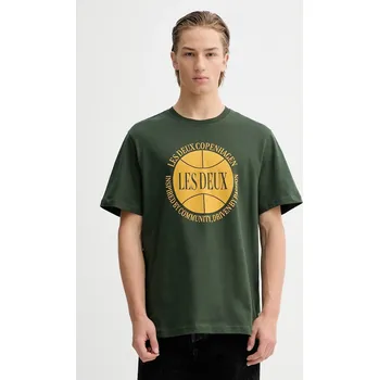 Bavlněné tričko Les Deux Ben 1000971 zelená 97X, vel. S