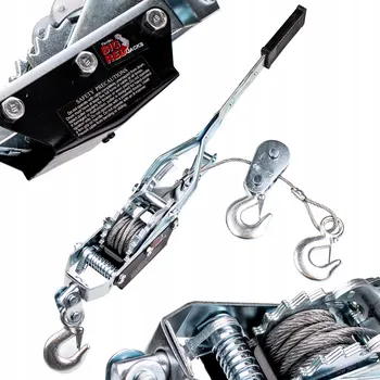 lanový naviják RUČNÍ LANOVÝ NAVIJÁK KLIKOVÝ 4T 4000KG S DVOJITÝM MECHANISMEM VÝKONNÝ