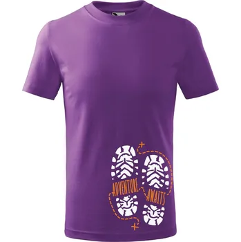 DOBRÝ TRIKO Dětské tričko Adventure awaits Velikost: 158/12 let, Barva: Fialová