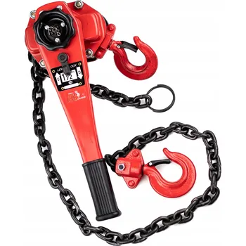 RUČNÍ ŘETĚZOVÝ ZDVIHÁK S PÁKOU, RÁČNOVÝ, 1,5 T (1500 KG)