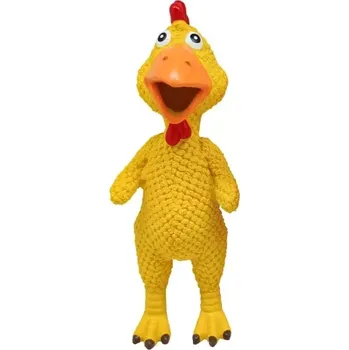 Hračka pro psa Gumová hračka - kuře žluté