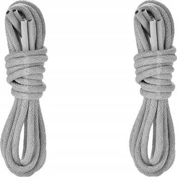 Vrták Šedé tkaničky do bot 120 cm STŘEDNÍ kulaté 3,5 mm BAVLNĚNÉ G9-49