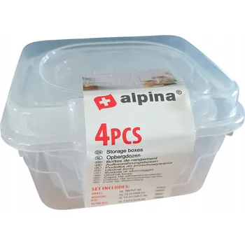 Úložný box SADA ÚLOŽNÝCH BOXŮ APLINA, 4 KUSY