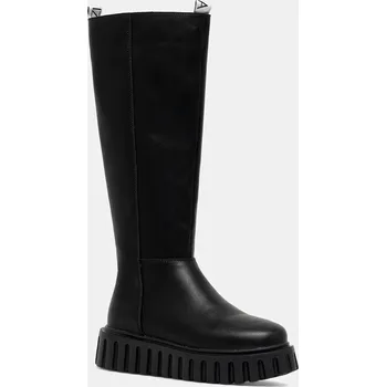 Dámská obuv Dětské kožené boty Patrizia Pepe černá barva, PPJ983 99X, EUR 37