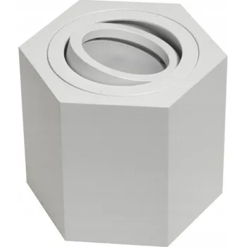 Stropní svítidlo přisazené OPRAWA SUFITOWA LAMPA NATYNKOWA 30 W patice GU10, 10 cm, bílé