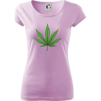 Dámské tričko Zelený list - Dámské triko Pure - XS ( Orchid )