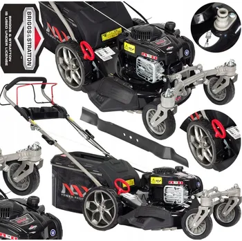 Sekačka NAX Benzínová sekačka B&S s pojezdem, 46 cm, 5 v 1, 60 l