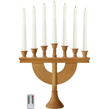 Svícen Markslöjd Torpa hnědý adventní svícen na baterie