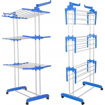 Sušák na prádlo Sušák na prádlo stojací svislý bílý pevný velký 30 m prádla