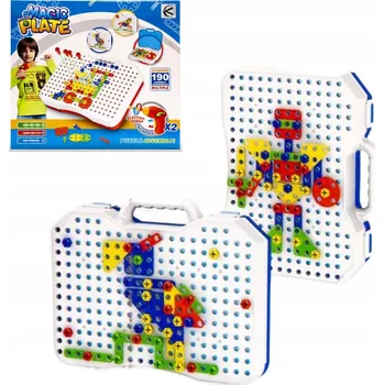 ostatní stavebnice KREATIVNÍ EDUKAČNÍ SADA PRO ŠROUBOVÁNÍ V KUFŘÍKU S NÁŘADÍM STAVEBNICE