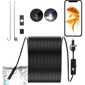 ENDOSKOPICKÁ KAMERA INSPEKČNÍ DÍLENSKÁ ANDROID PC USB 10M LED