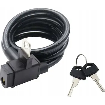 Zámek na kolo Spirálový zámek na kolo / koloběžku FSBYL45301 černý