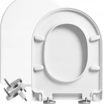 Sedátko na WC mísu RETOO OR1061 bílé polypropylenové