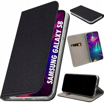 Pouzdro na mobilní telefon Flipové pouzdro pro SAMSUNG GALAXY S8 Pouzdro + Sklo 9H UZAMYKATELNÉ