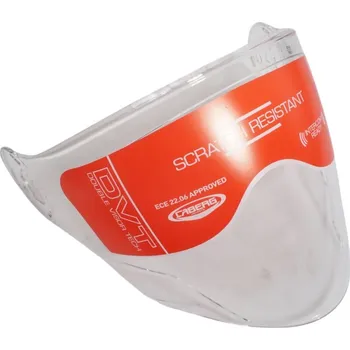 Helma na motorku Plexi na helmu Caberg Soho čiré