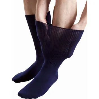 Dámské ponožky IOMI extra široké zdravotní ponožky pro diabetiky pro silné nohy Modré IOMOS07 N
