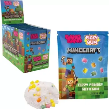 Bonbon Minecraft Fizzy Gum 20 ks