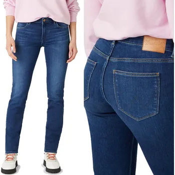 Dámské oblečení Wrangler Dámské slim džíny úzké nohavice, velikost 30/34