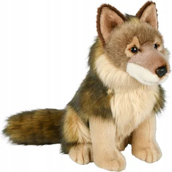 plyšák Plyšová Hračka Uni-Toys plyšový vlk sedící 30 cm