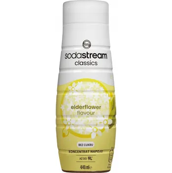 Příprava sody Sirup SodaStream Elderflower Zero Flavour 440 ml