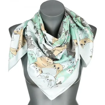 Šátek Versoli šátek s potiskem - satén