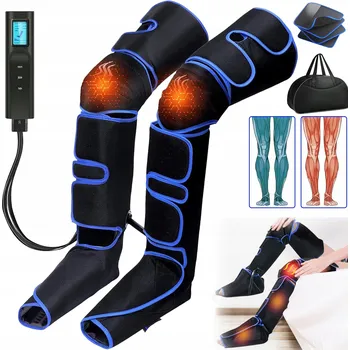 Masážní přístroj MASÁŽNÍ PŘÍSTROJ NA NOHY S KOMPRESÍ VZDUCHU PRO UVOLNĚNÍ SVALŮ 6 REŽIMŮ 3 INTENZITY