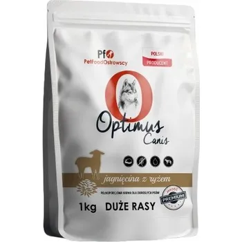 Krmivo pro psa Krmivo Optimus Canis Premium Dospělí psi velkých plemen JEHNĚČÍ S RÝŽÍ 1kg