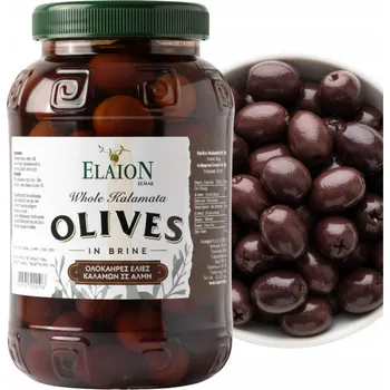 oliva Černé olivy řecké S PECKOU Jumbo ELMAR v nálevu