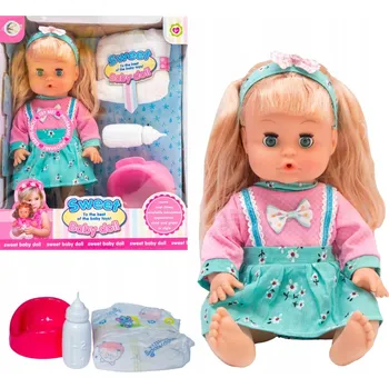 Panenka INTERAKTIVNÍ PANENKA MIMINKO SMÍCHÁ SE ČŮRÁ SADA S PŘÍSLUŠENSTVÍM