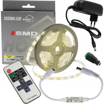 LED osvětlení LED pásek 300 SMD2835 IP20 5M SMD HOMEline TEPLÁ BÍLÁ