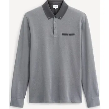 Pánské tričko Pánské triko s dlouhým rukávem Celio Comfort Celio šedá 1685568