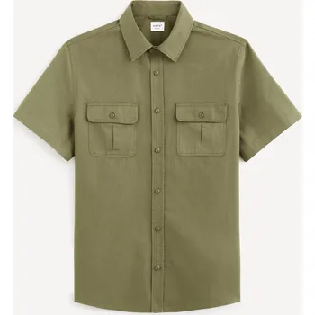 Celio Košile Vamili - Pánské Celio kaki 1640103