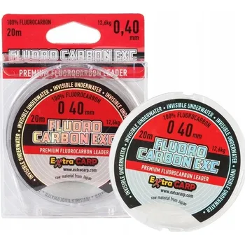 Rybářský vlasec Extra Carp Fluorocarbon Carbon EXC 20m 0,28 mm
