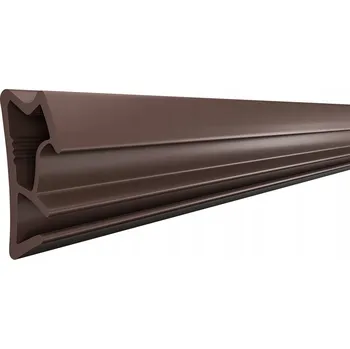 Těsnění do okna a dveří Těsnění těsnění pro okna dřevěná, dvoukomorové, hnědé KDA-9 1 m