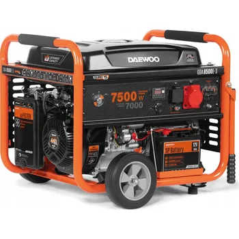 Elektrocentrála Benzínová elektrocentrála přenosná třífázová Daewoo 7500 W