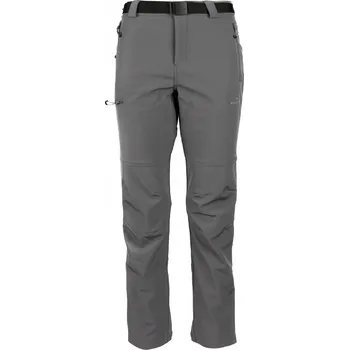 Pánské kalhoty Pánské trekové softshellové kalhoty BERGSON AVIATOR AW25 Šedé, velikost XL